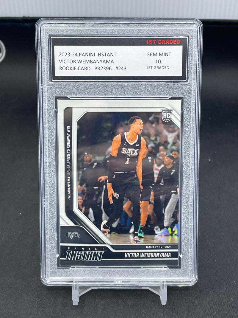 2023 PANINI INSTANT - V. WEMBANYAMA - #243 - 1G 10 - #'D/2396 - RC