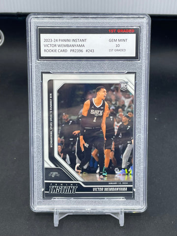 2023 PANINI INSTANT - V. WEMBANYAMA - #243 - 1G 10 - #'D/2396 - RC