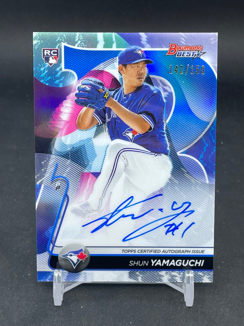 2020 TOPPS BOWMAN'S BEST - BEST OF 2020 AUTOGRAPH - S. YAMAGUCHI - #B20-SY - #'D/150 - AUTOGRAPH - RC
