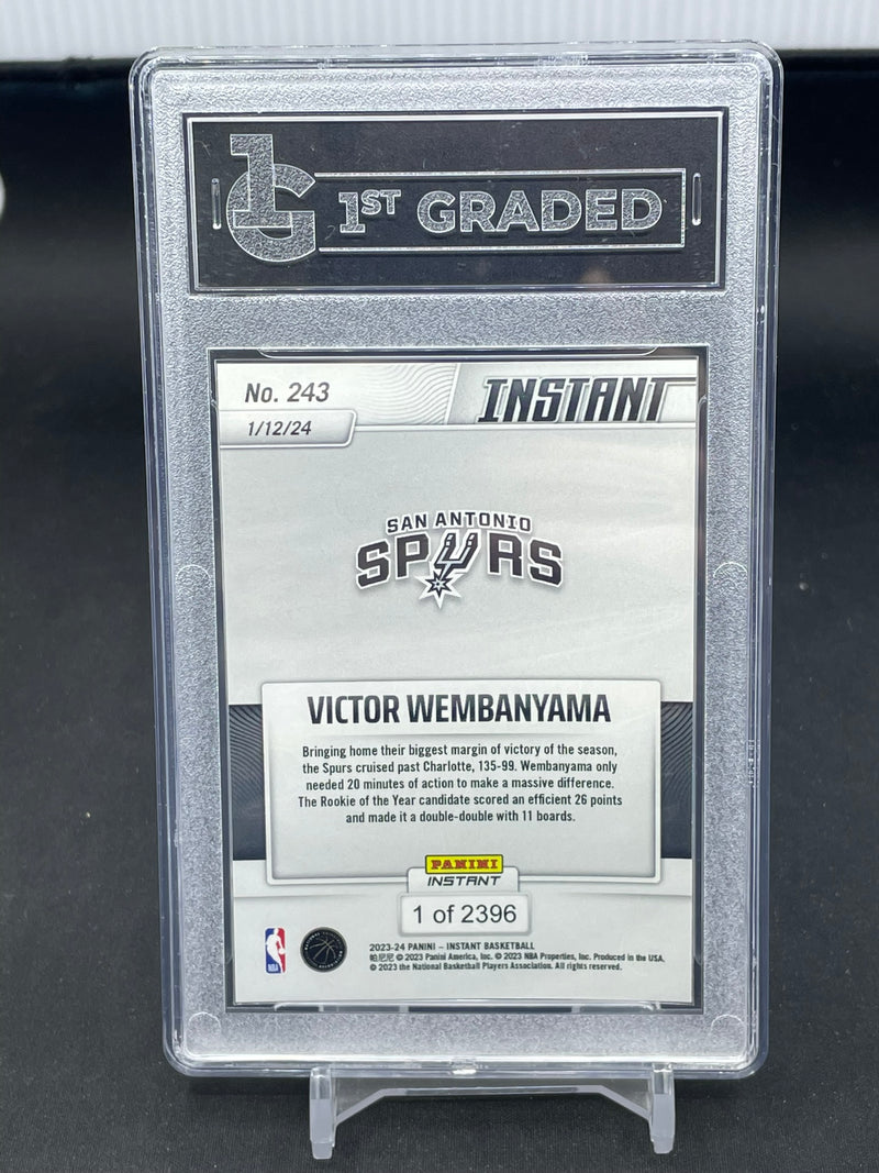 2023 PANINI INSTANT - V. WEMBANYAMA - #243 - 1G 10 - #'D/2396 - RC