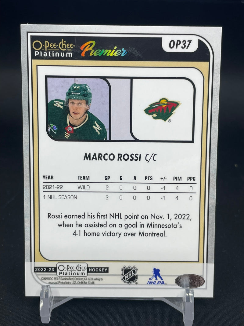 2022 UPPER DECK O-PEE-CHEE PLATINUM - PREMIER ROOKIE - M. ROSSI -