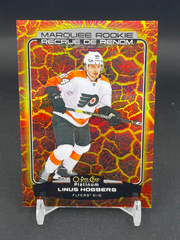 2022 UPPER DECK O-PEE-CHEE PLATINUM - HOT MAGMA - MARQUEE ROOKIE - L. HOGBERG - #257 - #'D/499 - RC