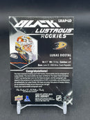2022 UPPER DECK SPX - BLACK LUSTROUS ROOKIES - L. DOSTAL - #LRAP-LD - #'D/125 - RELIC - AUTOGRAPH - RC