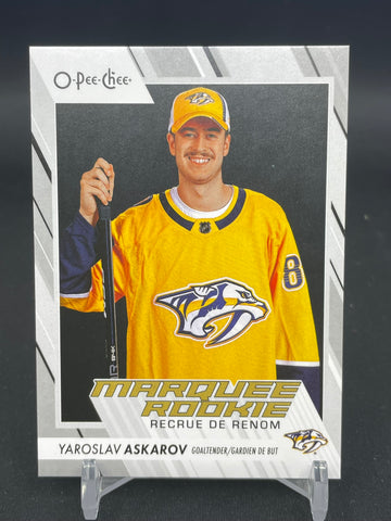 2023 UPPER DECK O-PEE-CHEE - PHOTO VARIANT - MARQUEE ROOKIES - Y. ASKAROV - #541 - RC
