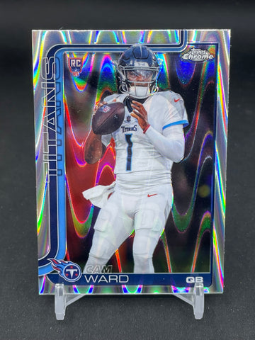 2025 TOPPS CHROME - RAYWAVE REFRACTOR - C. WARD - #314 - RC