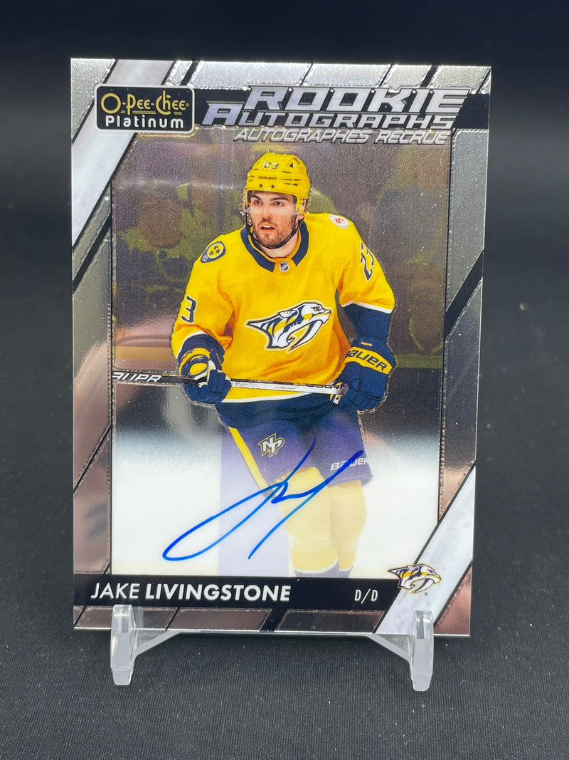 2023 UPPER DECK O-PEE-CHEE PLATINUM - ROOKIE AUTOGRAPHS - J. LIVINGSTONE -