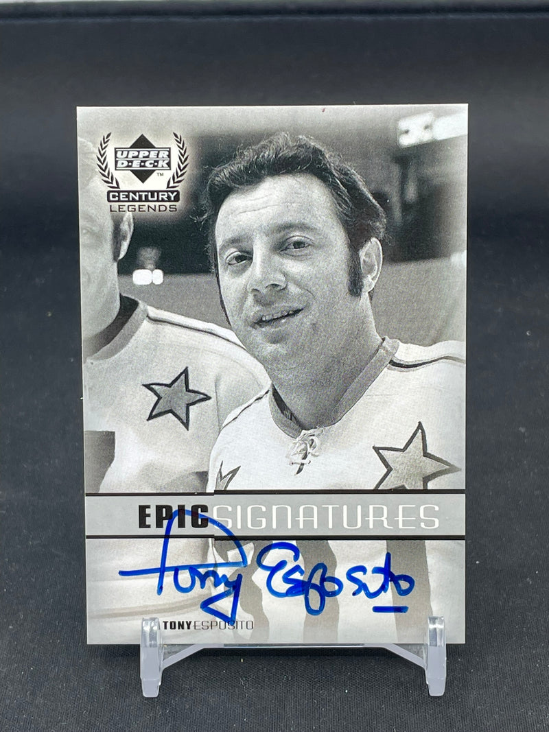 1999 UPPER DECK CENTURY LEGENDS - EPIC SIGNATURES - T. ESPOSITO -