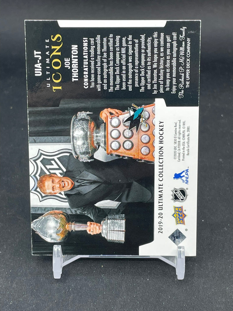 2019 UPPER DECK ULTIMATE - ULTIMATE ICONS - J. THORNTON - #UIA-JT - #'D/65 - RELIC - AUTOGRAPH