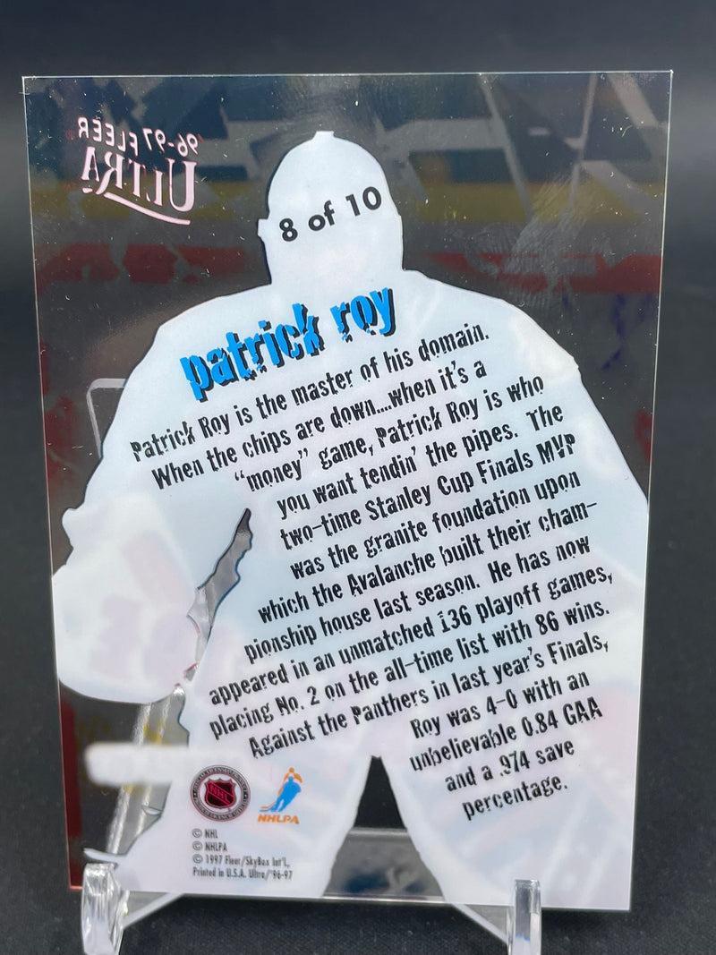 1996 FLEER ULTRA - CLEAR THE ICE - P. ROY -