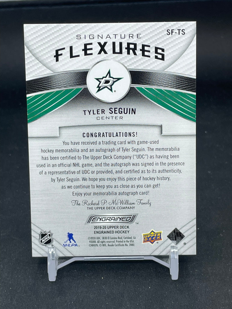 2019 UPPER DECK ENGRAINED - SIGNATURE FLEXTURES - T. SEGUIN -