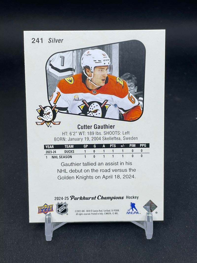 2024 UPPER DECK PARKHURST CHAMPIONS - SILVER - ROOKIES - C. GAUTHIER -
