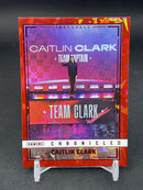 2025 PANINI CAITLIN CLARK CHRONICLED - RED ICE - SNAPSHOTS - C. CLARK -