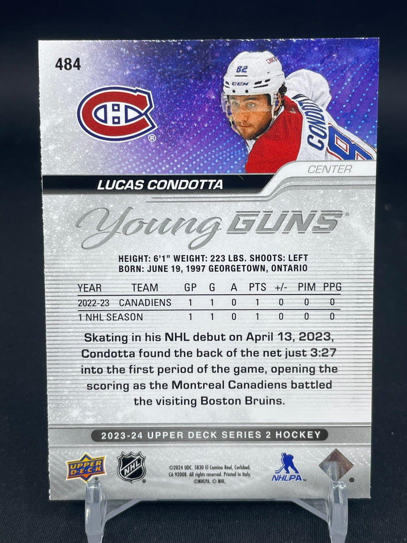 2023 UPPER DECK SERIES TWO - OUTBURST - YOUNG GUNS - L. CONDOTTA -