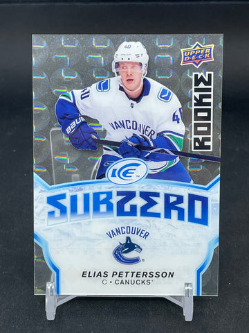 2018 UPPER DECK ICE - SUBZERO ROOKIE - E. PETTERSSON - #SZV-EP - RC