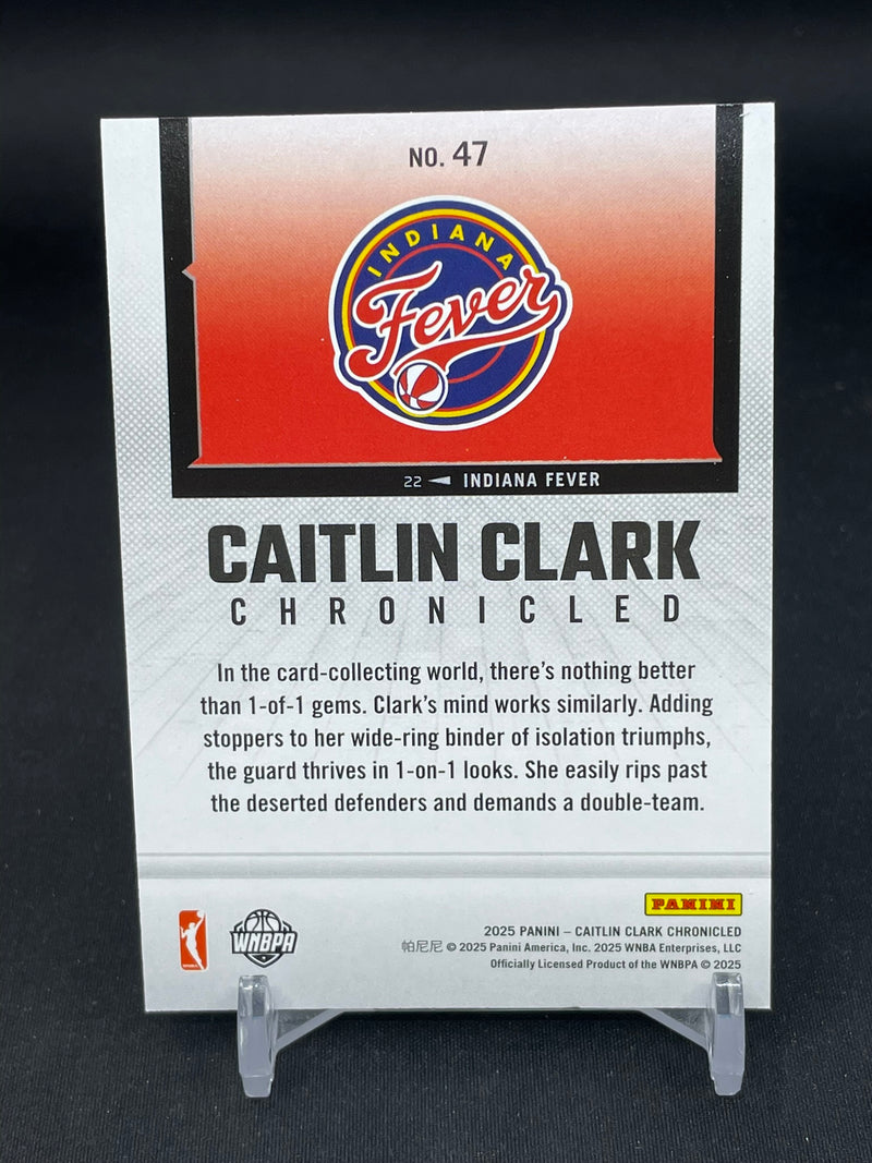 2025 PANINI CAITLIN CLARK CHRONICLED - RED ICE - C. CLARK -