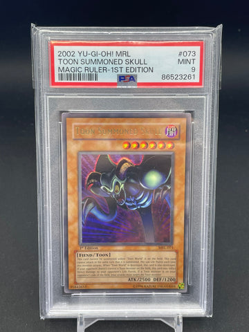 YU-GI-OH! MAGIC RULER 1ST EDITION - TOON SUMMONED SKULL - #073 - PSA 9