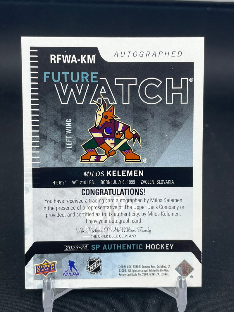 2023 UPPER DECK SP AUTHENTIC - RETRO FUTURE WATCH AUTO - M. KELEMEN - #RFWA-KM - #'D/699 - AUTOGRAPH - RC
