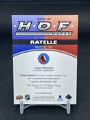 2024 UPPER DECK SP GAME USED - HOF MARKS - J. RATELLE - #HOFM-JR - #'D/35 - RELIC