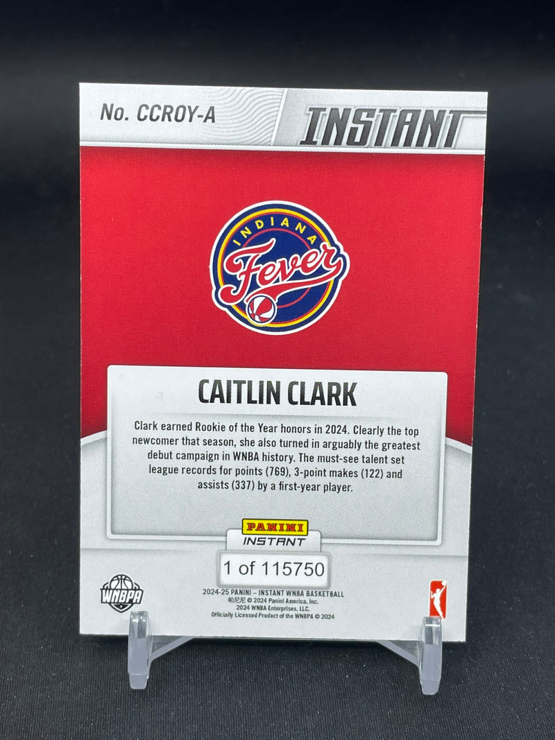 2024 PANINI INSTANT - ROOKIE OF THE YEAR - C. CLARK - #CCROY-A - #'D/115750