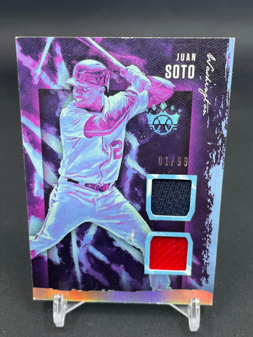2020 PANINI DIAMOND KINGS - J. SOTO - #DKM-JS - #'D/99 - DUAL RELIC