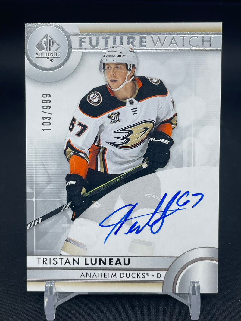 2023 UPPER DECK SP AUTHENTIC - FUTURE WATCH AUTO - T. LUNEAU - #187 - #'D/999 - AUTOGRAPH - RC