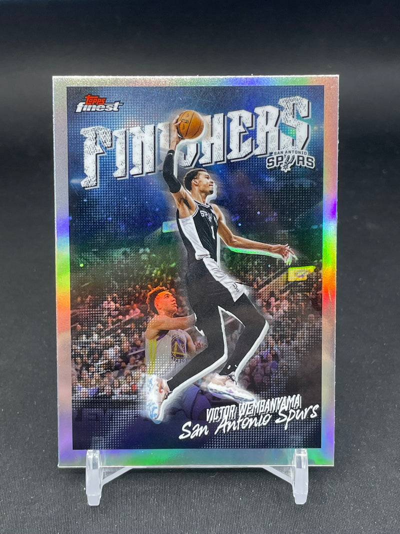 2025 TOPPS FINEST - REFRACTOR - FINISHERS - V. WEMBANYAMA -