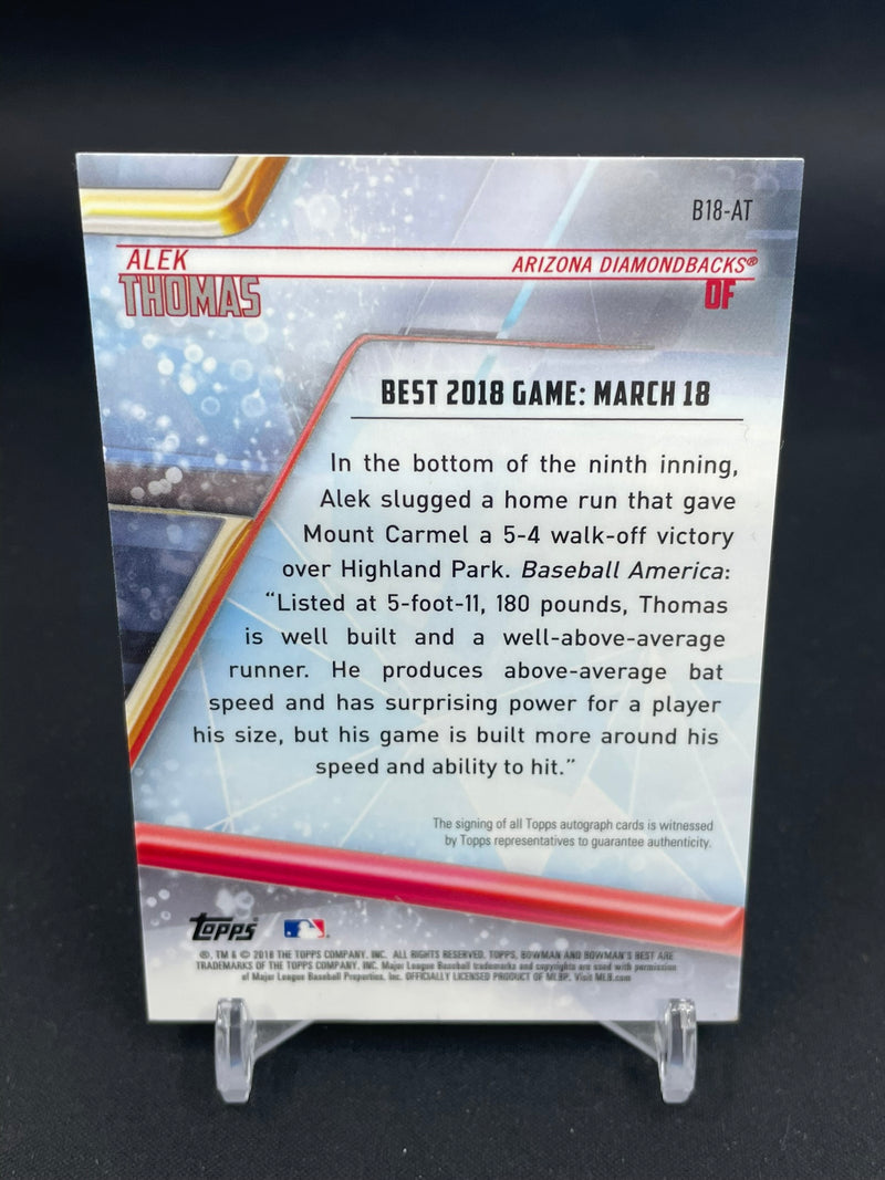 2018 TOPPS BOWMAN'S BEST - A. THOMAS -