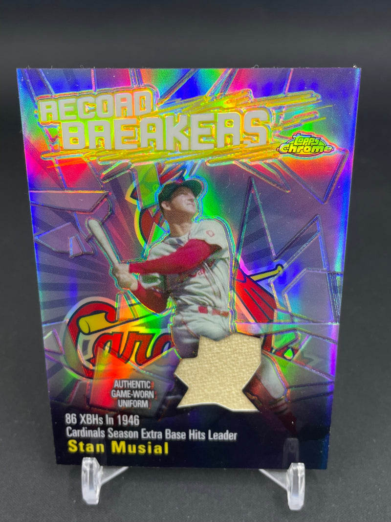 2003 TOPPS CHROME - RECORD BREAKERS - S. MUSIAL -