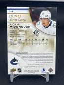 2023 UPPER DECK SP AUTHENTIC - FUTURE WATCH AUTO PATCH - A. MCDONOUGH - #144 - #'D/100 - RELIC - AUTOGRAPH - RC