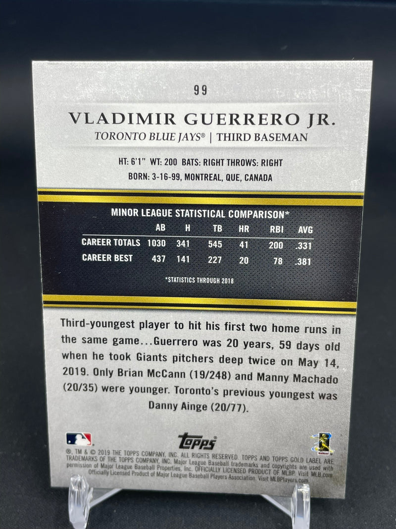 2019 TOPPS GOLD LABEL - CLASS 2 - V. GUERRERO JR. -