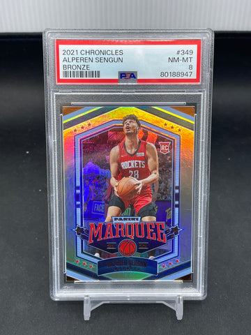 2021 PANINI CHRONICLES - BRONZE - A. SENGUN - #249 - PSA 8 - RC