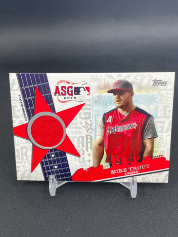 2019 TOPPS UPDATE - ALL-STAR STITCHES - M. TROUT - #ASSR-MT - RELIC