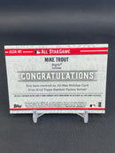 2019 TOPPS UPDATE - ALL-STAR STITCHES - M. TROUT -