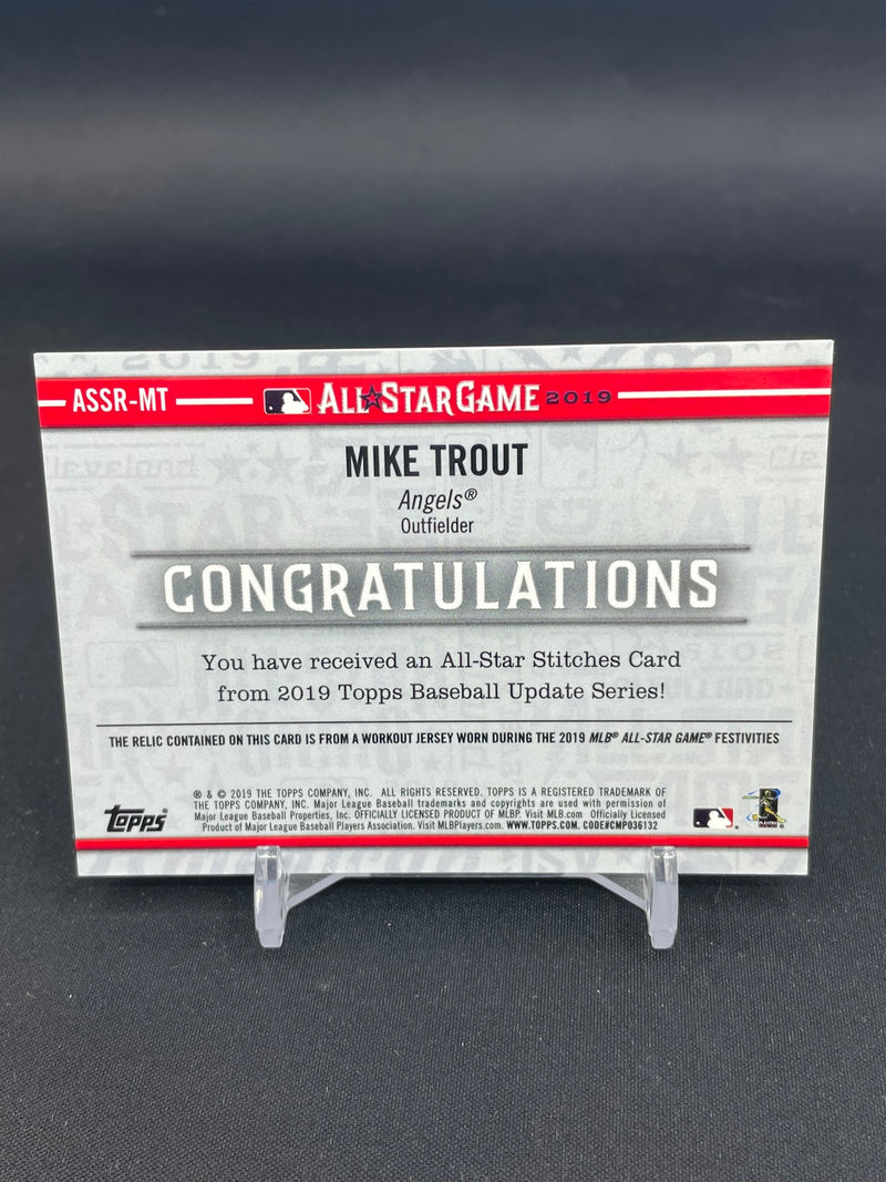 2019 TOPPS UPDATE - ALL-STAR STITCHES - M. TROUT -
