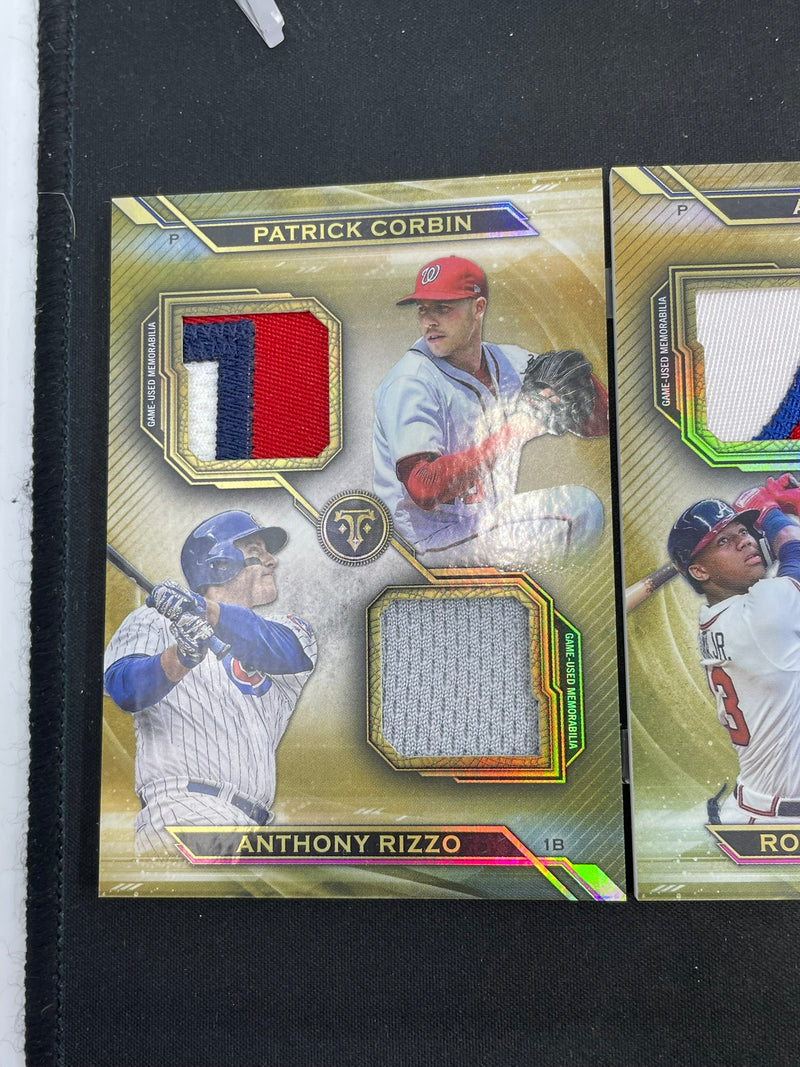 2019 TOPPS TRIPLE THREADS - DECA THREADS RELIC COMBO - 10X RELIC 5 CARD BOOKLET - #DARCB-9 - #'D/5