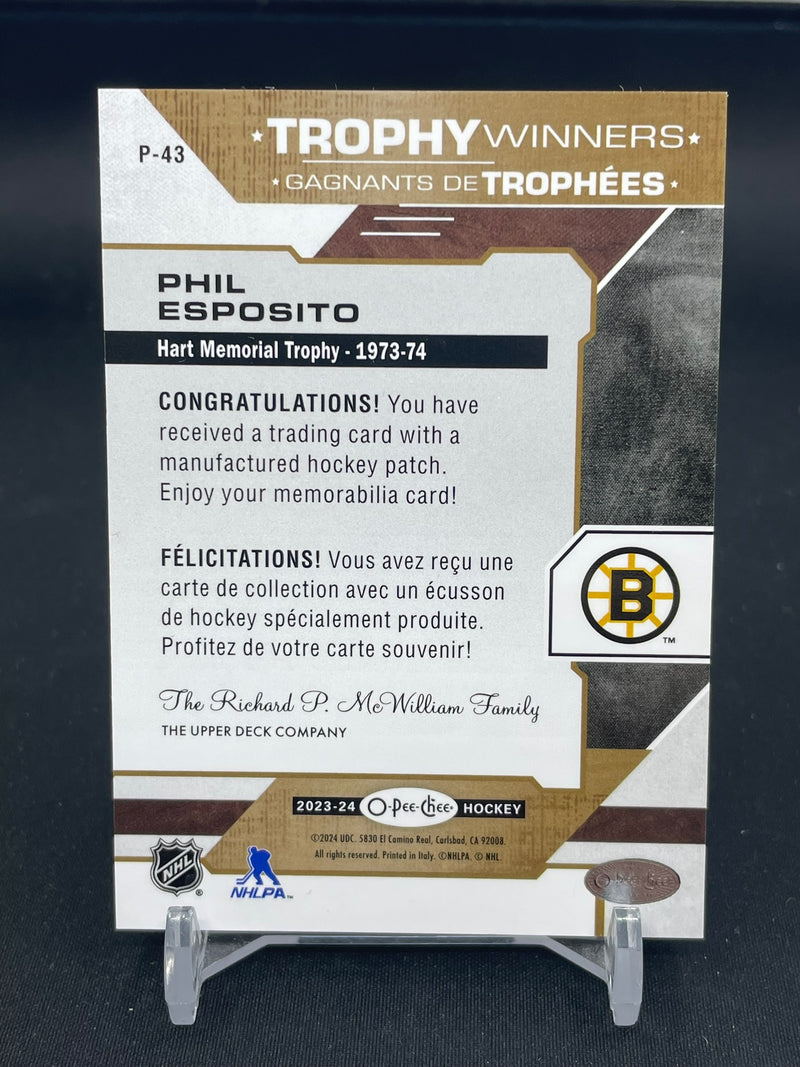 2023 UPPER DECK O-PEE-CHEE - TROPHY WINNERS - P. ESPOSITO -