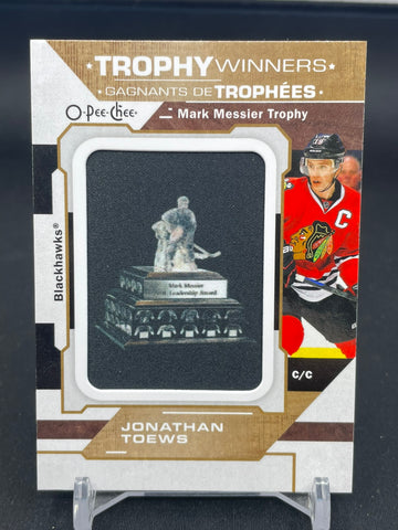 2023 UPPER DECK O-PEE-CHEE - TROPHY WINNERS - J. TOEWS - #P-52 - TROPHY PATCH