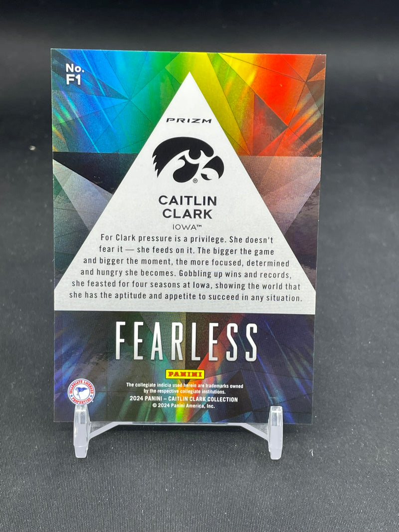 2024 PANINI CAITLIN CLARK COLLECTION - PRIZM - FEARLESS - C. CLARK -