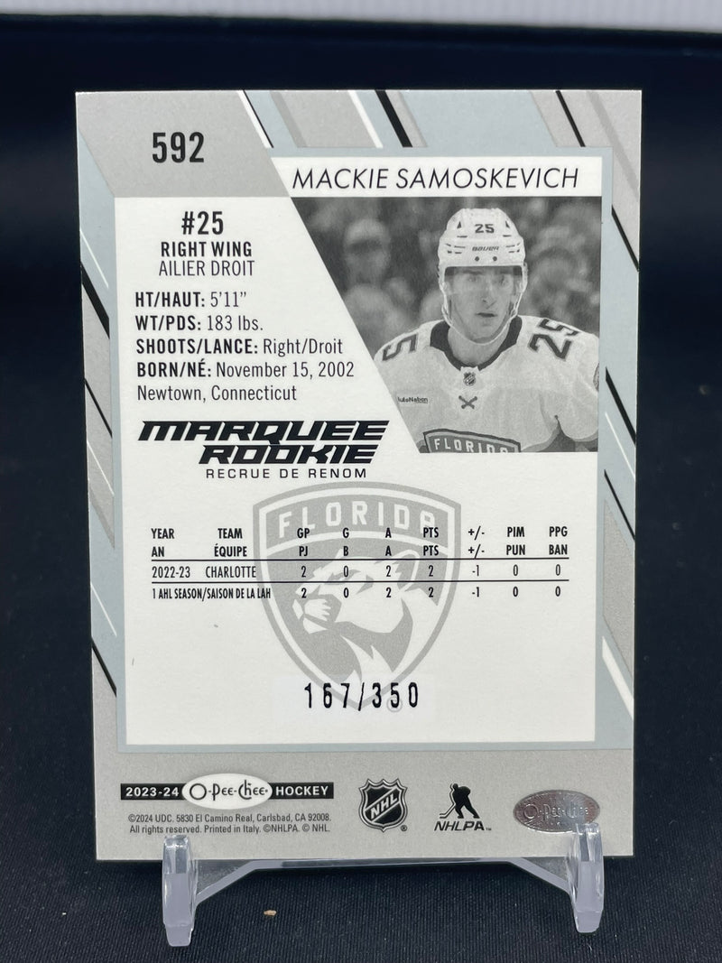2023 UPPER DECK O-PEE-CHEE - RAINBOW - MARQUEE ROOKIE - M. SAMOSKEVICH - #592 - #'D/350 - RC