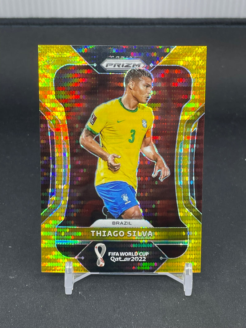 2022 PANINI PRIZM FIFA WORLD CUP QATAR - GOLD PULSAR - T. SILVA - #35 - #'D/10