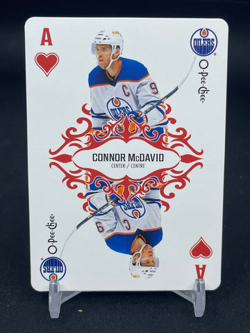 2023 UPPER DECK O-PEE-CHEE - PLAYING CARD ACE OF HEARTS - C. MCDAVID - #AH