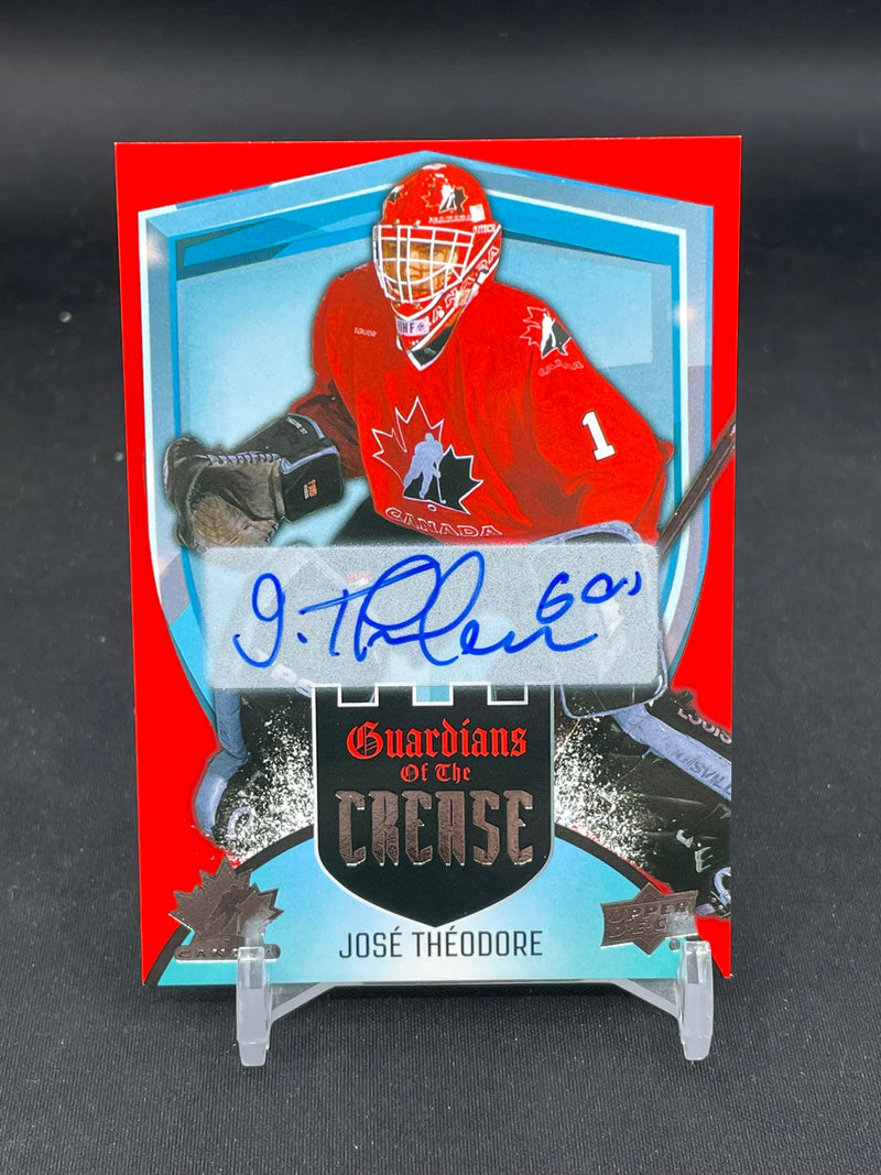 2026 UPPER DECK TEAM CANADA - RED AUTO - GUARDIANS OF THE CREASE - J. THEODORE -