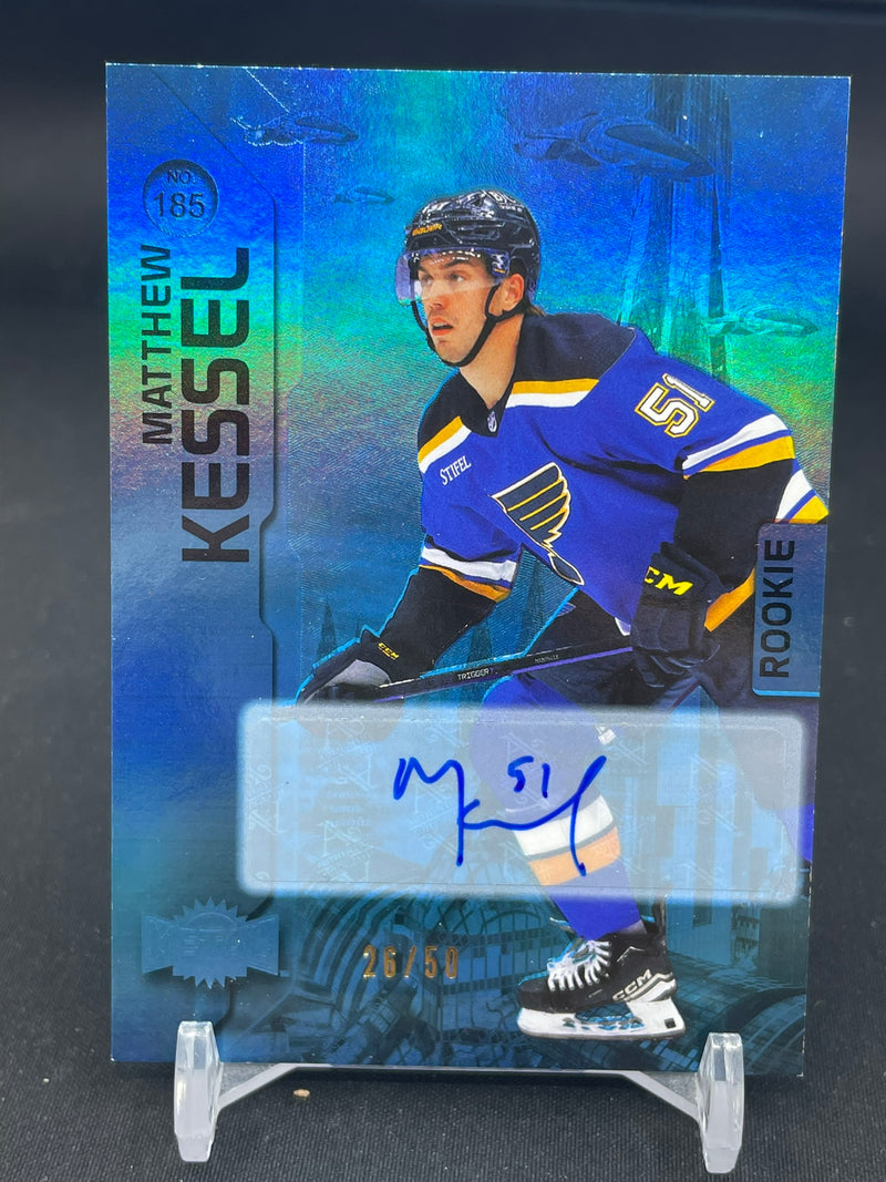 2023 UPPER DECK METAL UNIVERSE SKYBOX - BLUE - M. KESSEL - #185 - #'D/50 - AUTOGRAPH - RC
