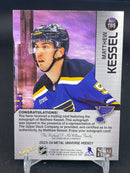 2023 UPPER DECK METAL UNIVERSE SKYBOX - BLUE - M. KESSEL - #185 - #'D/50 - AUTOGRAPH - RC