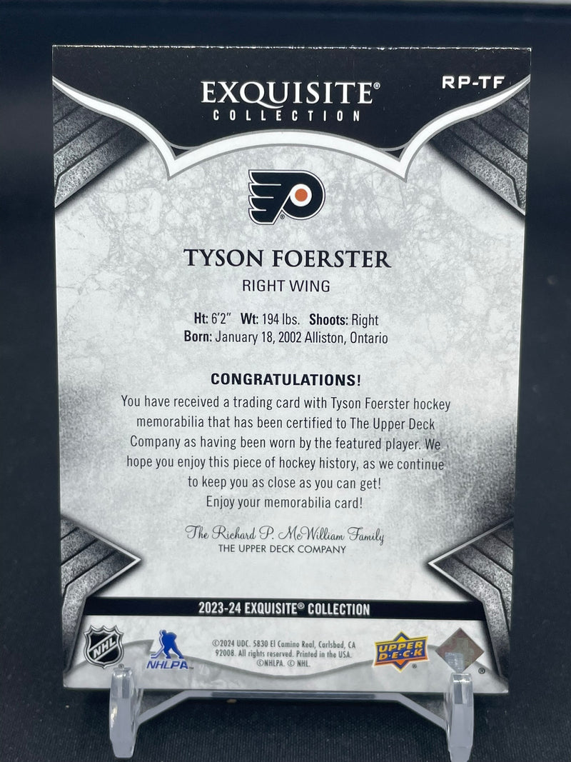 2023 UPPER DECK EXQUISITE COLLECTION - ROOKIES - T. FOERSTER - #RP-TF - #'D/99 - RELIC - RC