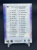 2023 UPPER DECK EXTENDED SERIES - CLEAR CUT - YOUNG GUNS CHECKLIST - A. FANTILLI / L. COOLEY -