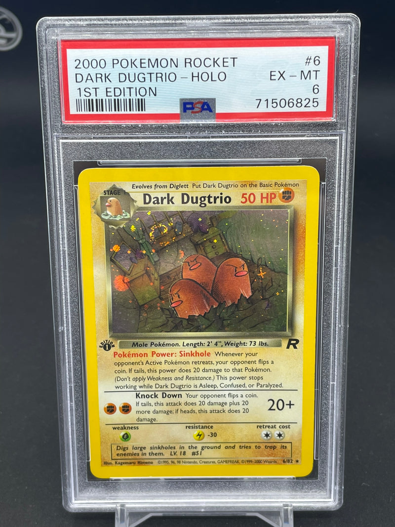 POKEMON - ROCKET 1ST EDITION - DARK DUGTRIO - HOLO -