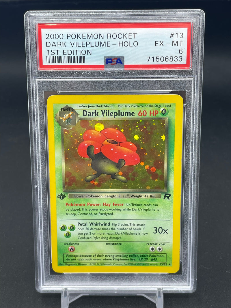 POKEMON - ROCKET 1ST EDITION - DARK VILEPLUME - HOLO -