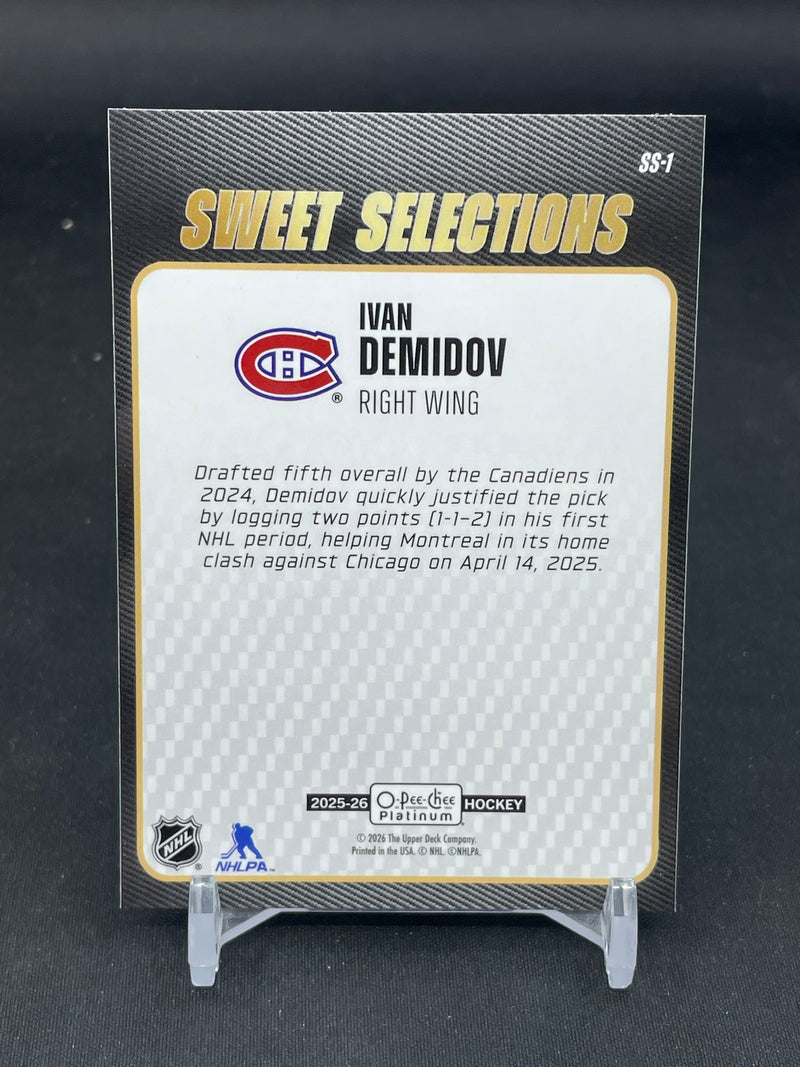 2025 UPPER DECK O-PEE-CHEE PLATINUM - SWEET SELECTIONS - I. DEMIDOV -