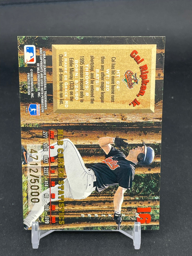 1995 DONRUSS LEAF LIMITED - LUMBERJACKS - C. RIPKEN JR. - #16 - #'D/5000